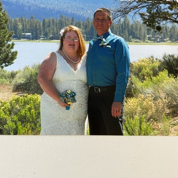 Fiesta Lace Fit & Flare Wedding Dress size 3X - Picture 9 of 10